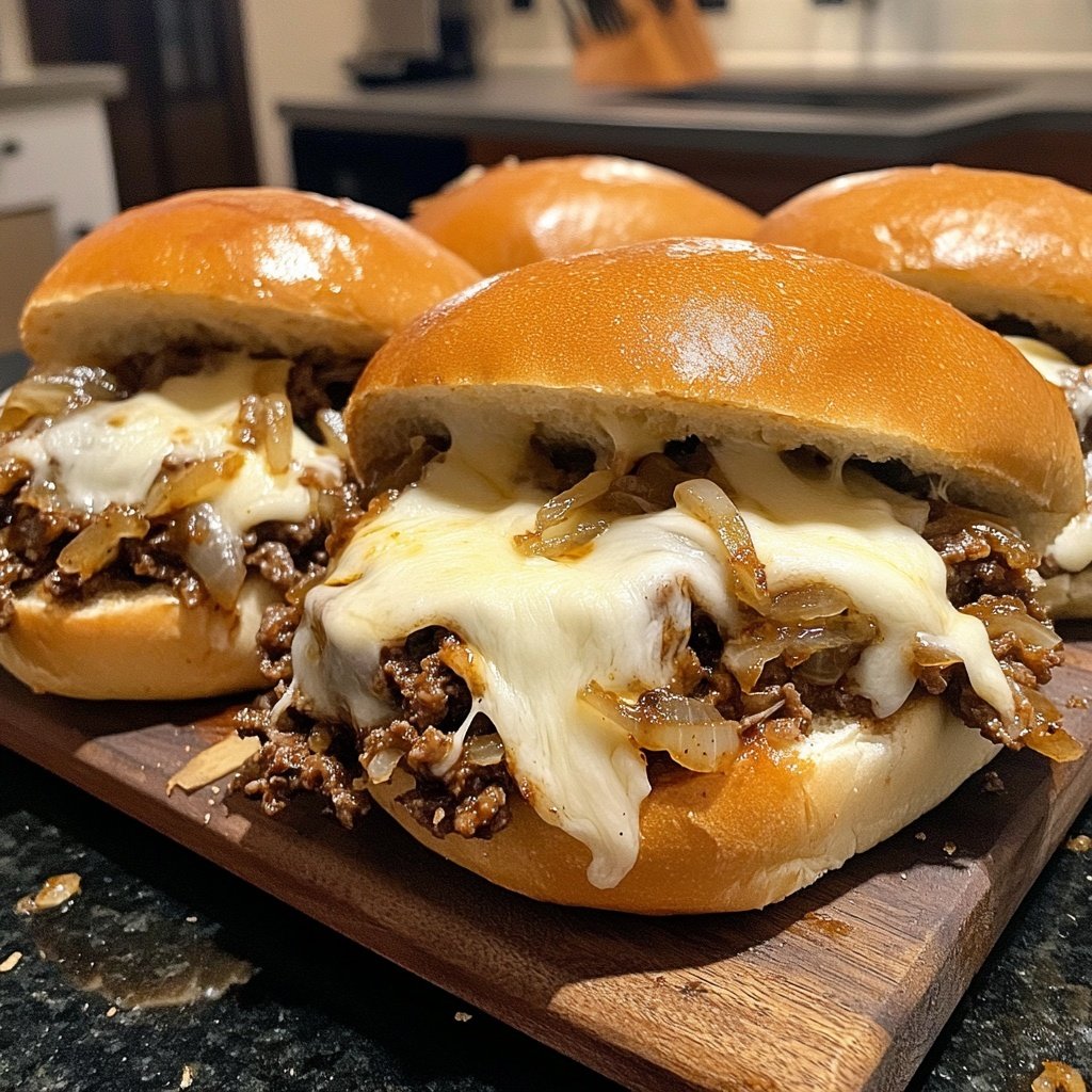 Philly Cheesesteak Sloppy Joes