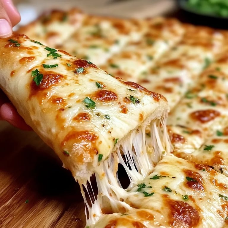 Cheesy Garlic Bread Recipe - Bake with Zoha
