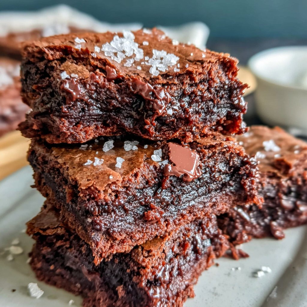 Sourdough Discard Brownies One Bowl