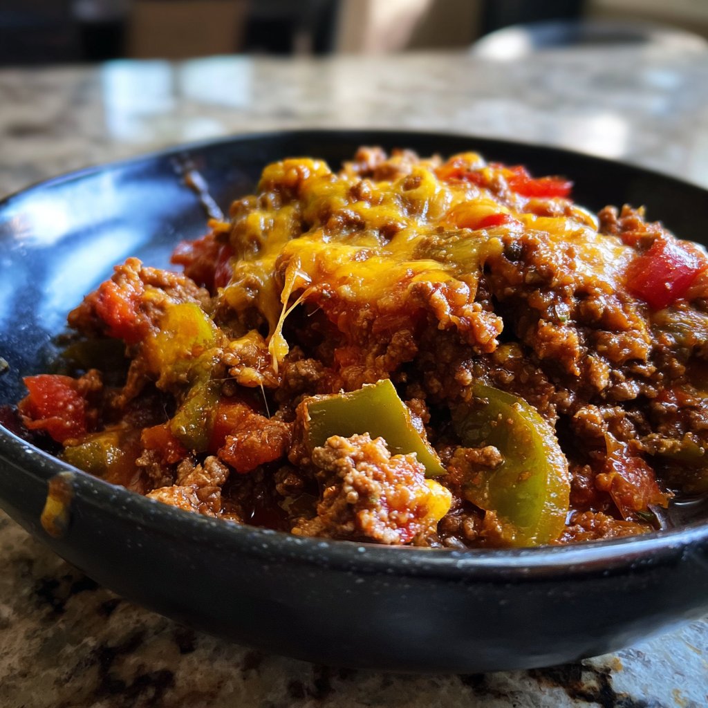 Easy Ground Beef Taco Skillet
