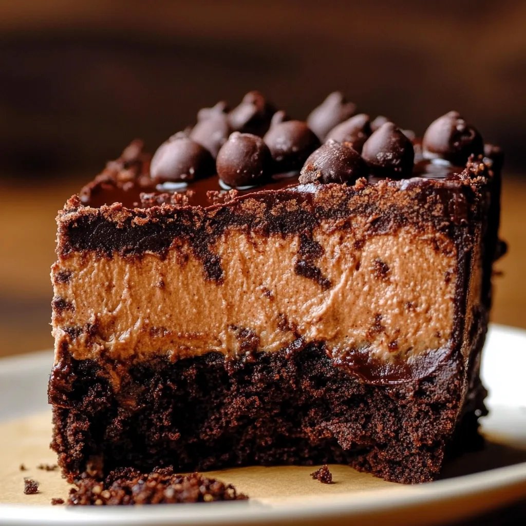 Chocolate Cheesecake Bars