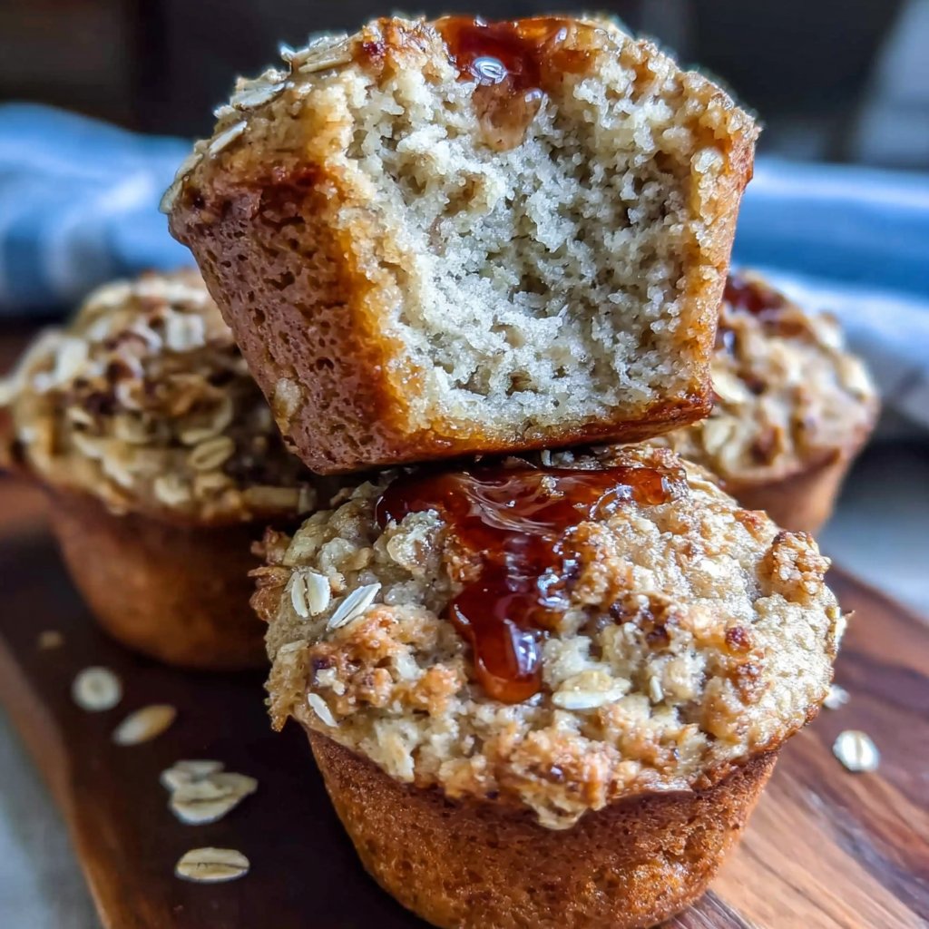 Honey Oat Breakfast Muffins