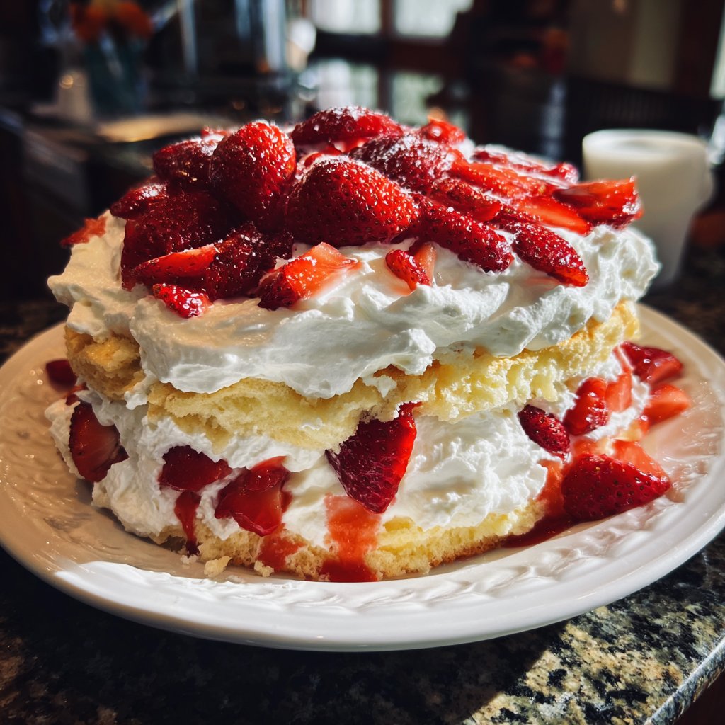 Classic Strawberry Shortcake From Scratch