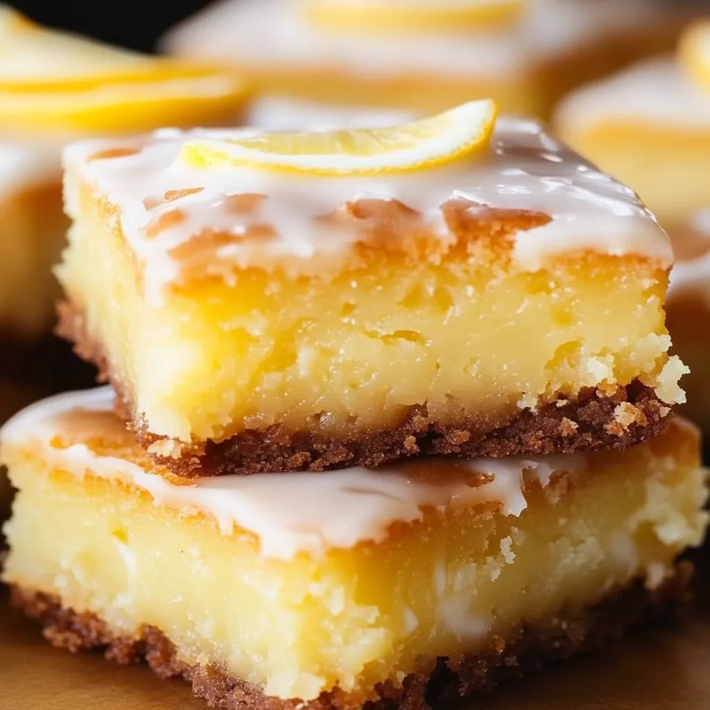 Best Lemon Brownies Recipe | Bright & Fudgy Citrus Bars