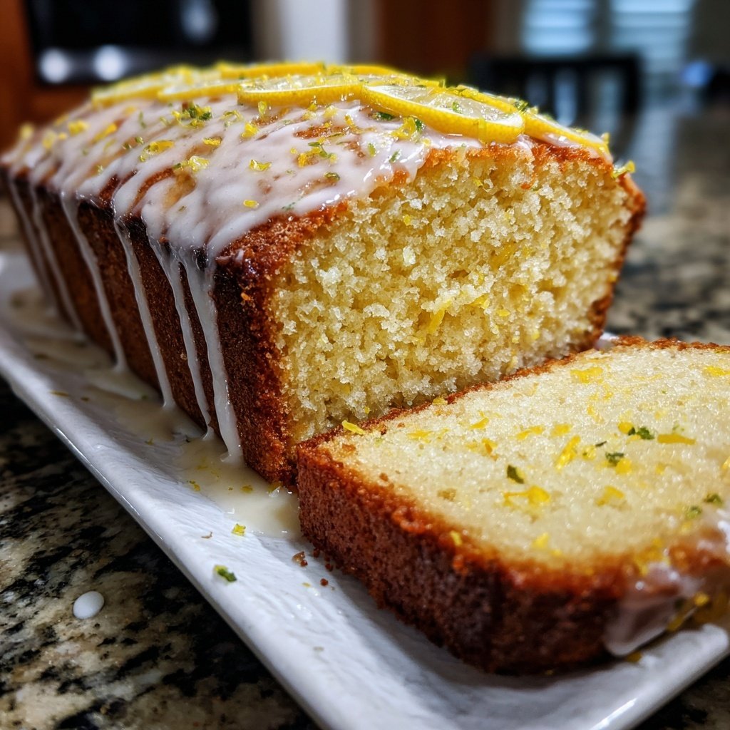 Lemon Limoncello Pound Cake