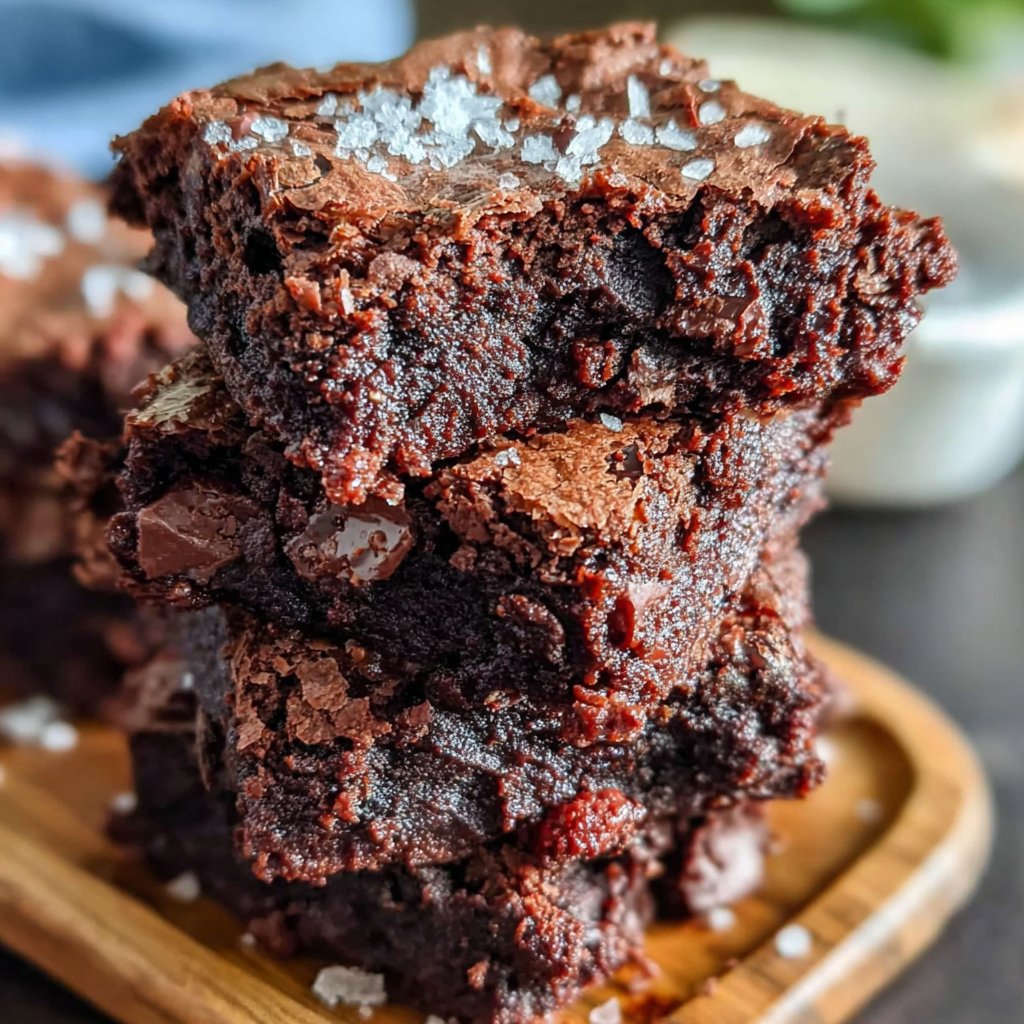 Sourdough Discard Brownies Fudgy Style