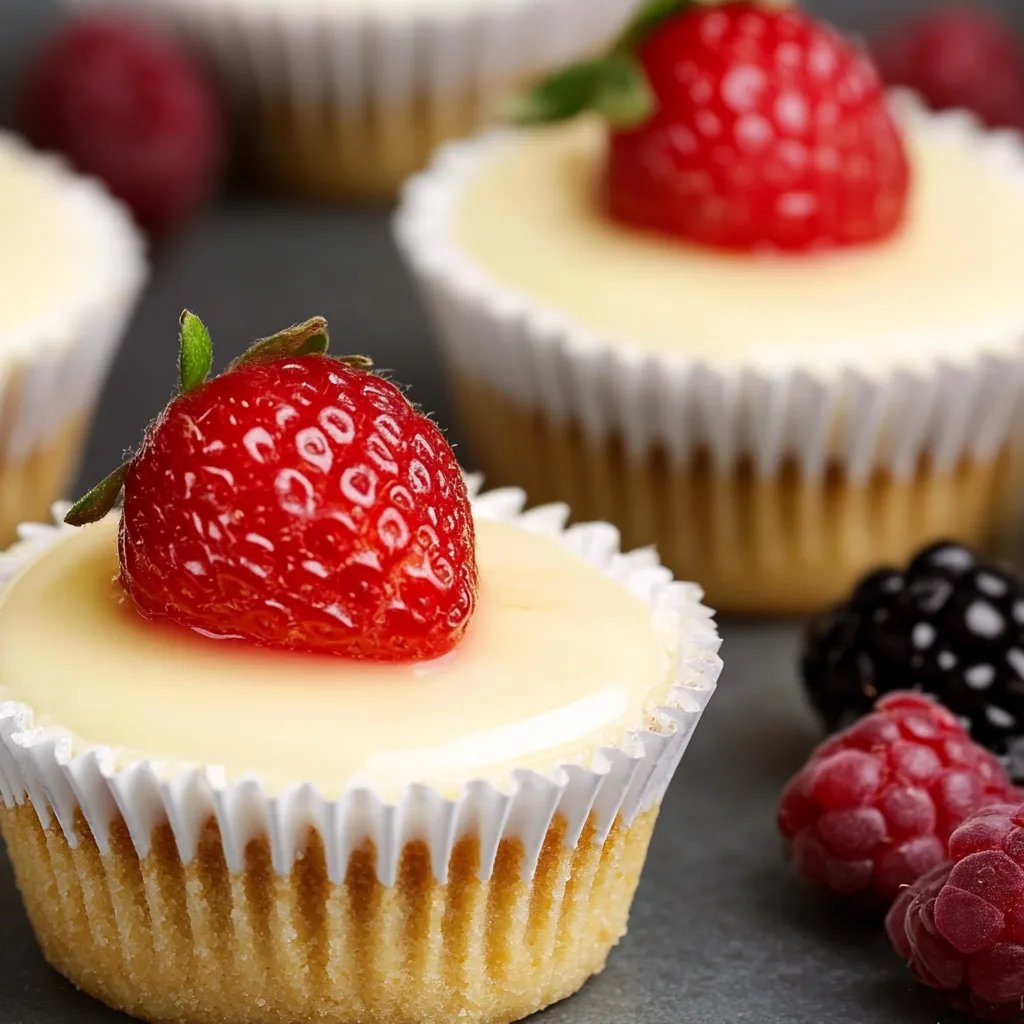 Easy Mini Cheesecakes