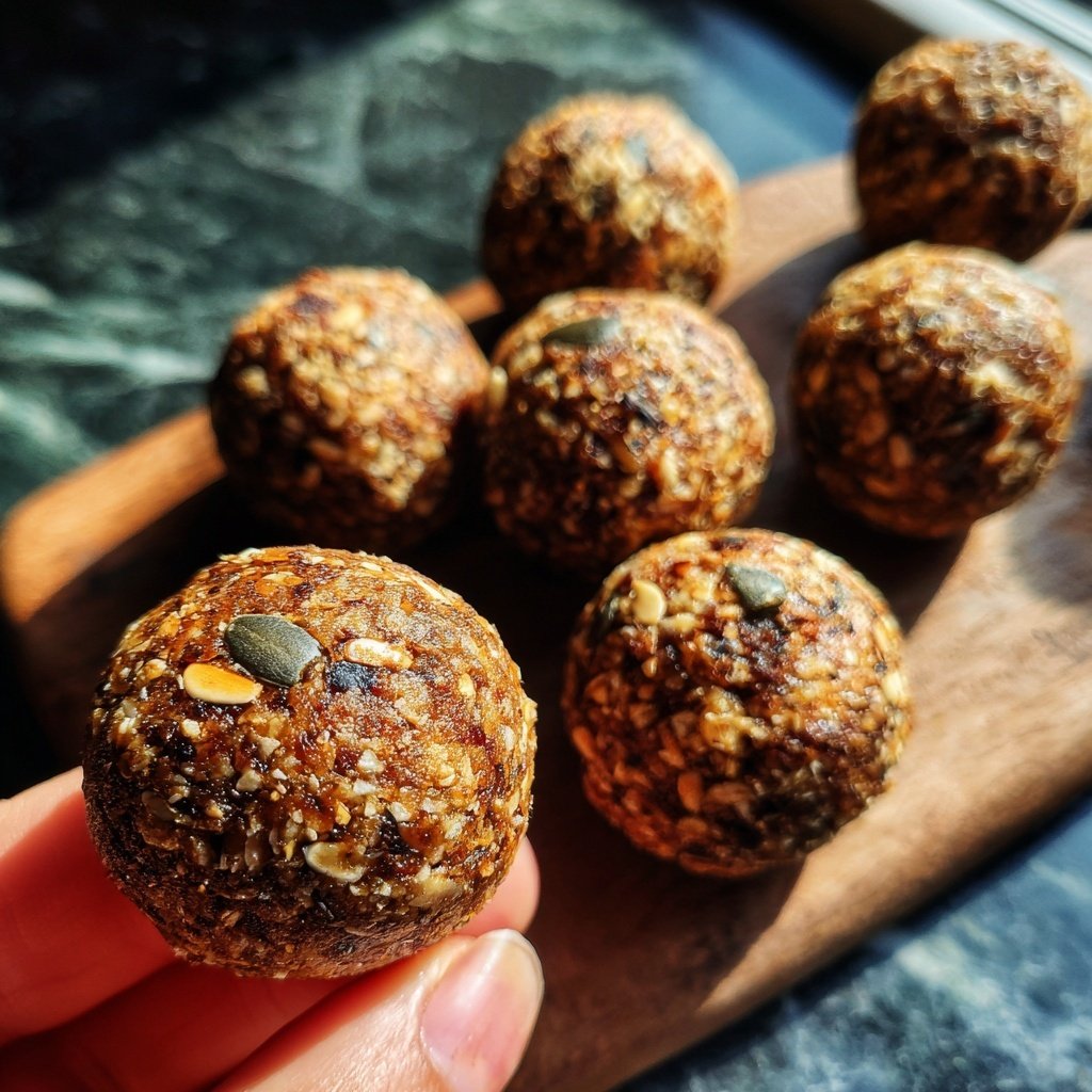 Protein Balls with Sunflower Seeds