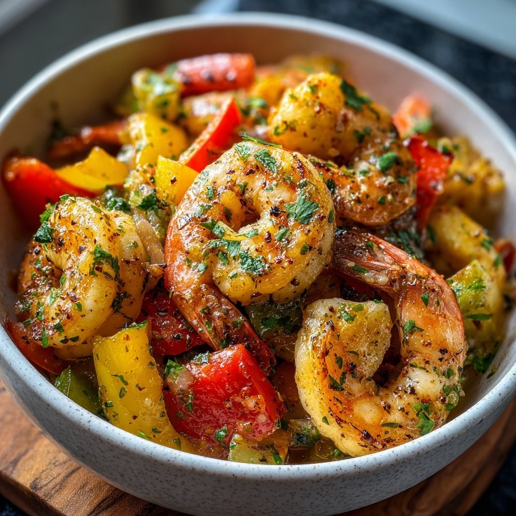 Easy Healthy Shrimp And Vegetable Bowl