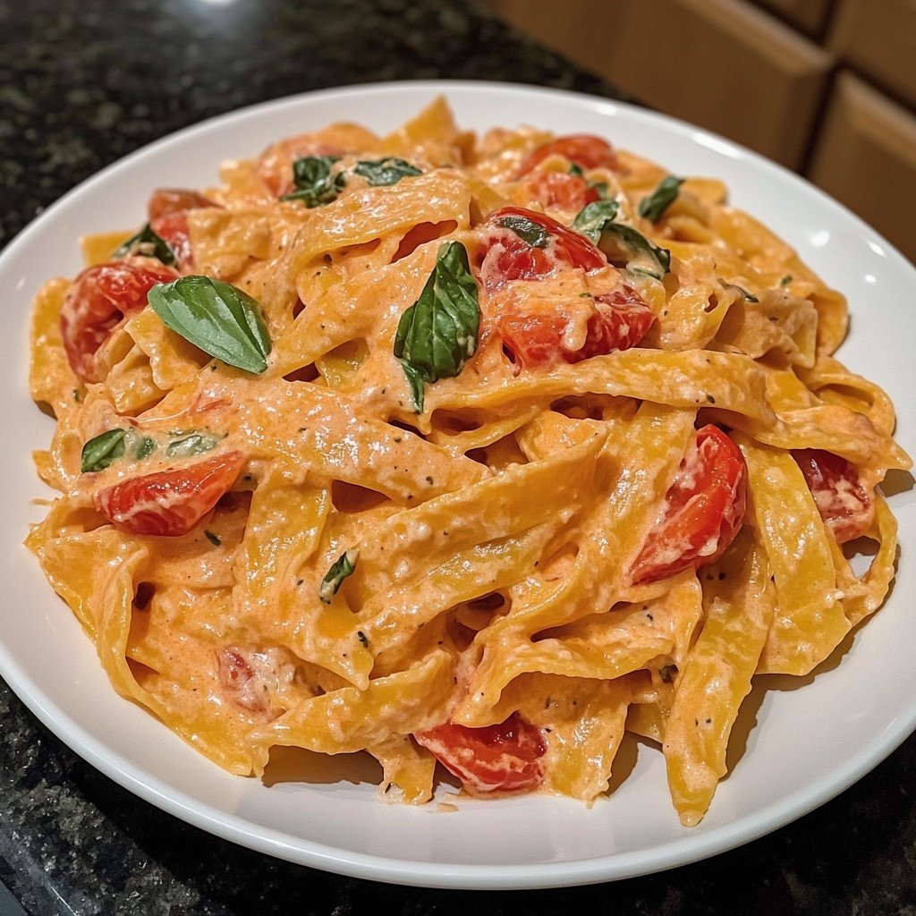 Easy One Pot Creamy Tomato Pasta
