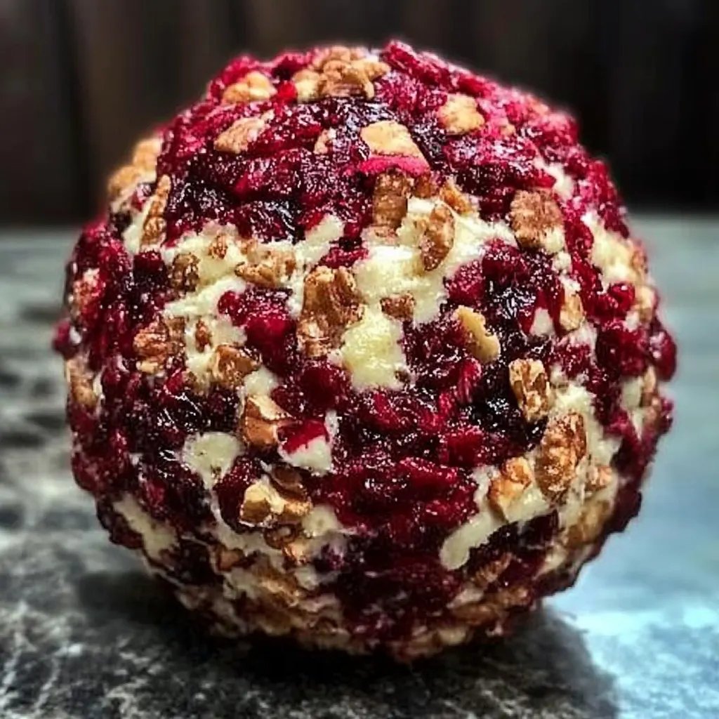Cranberry Pecan Cream Cheese Ball