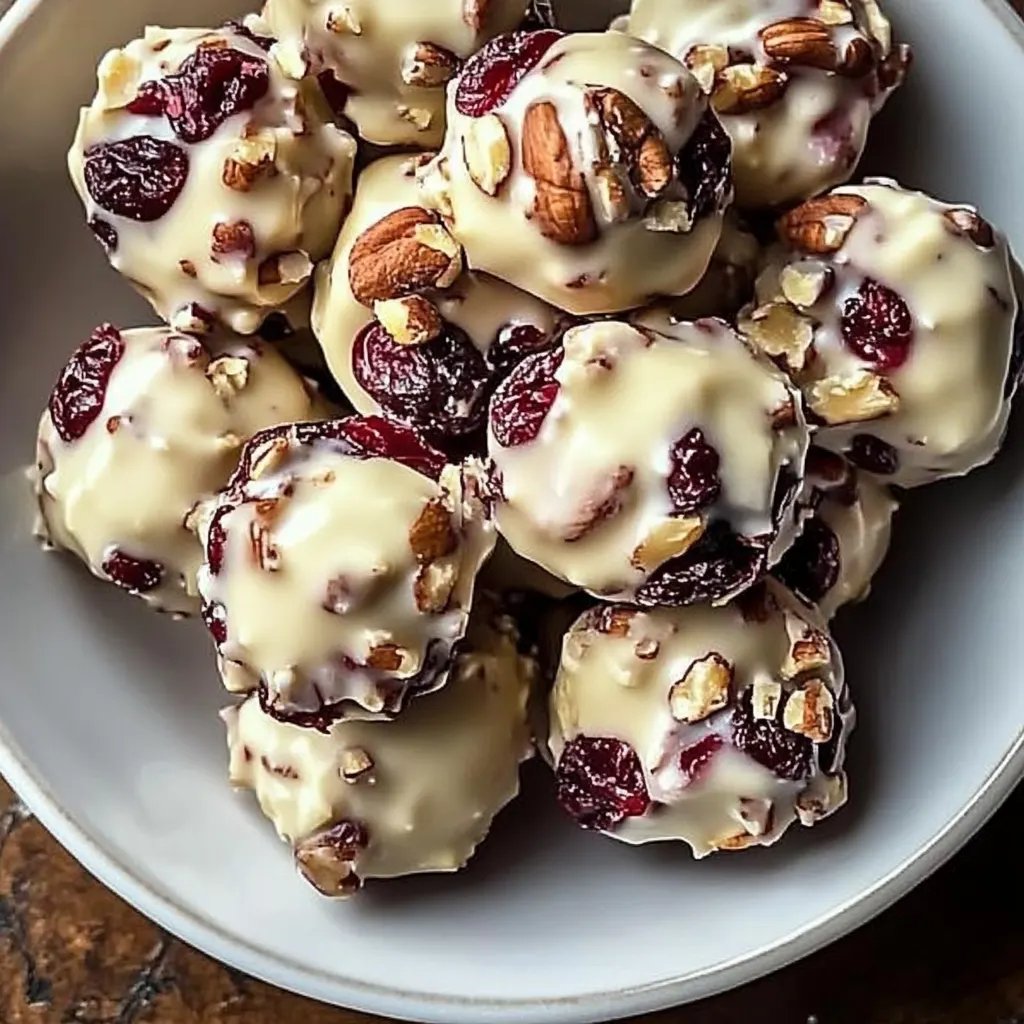 White Chocolate Cranberry Pecan Clusters