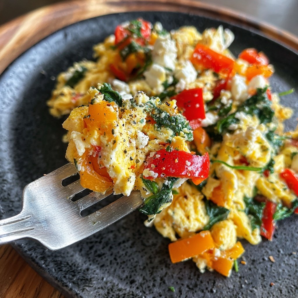 Keto Breakfast Egg Scramble